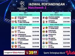 Jadwal Bola Liga Champion Malam Ini Di Sctv